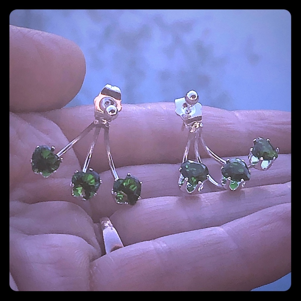 Silver Heart Earrings